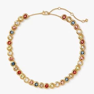 $168 Kate Spade On the Dot Necklace Multi